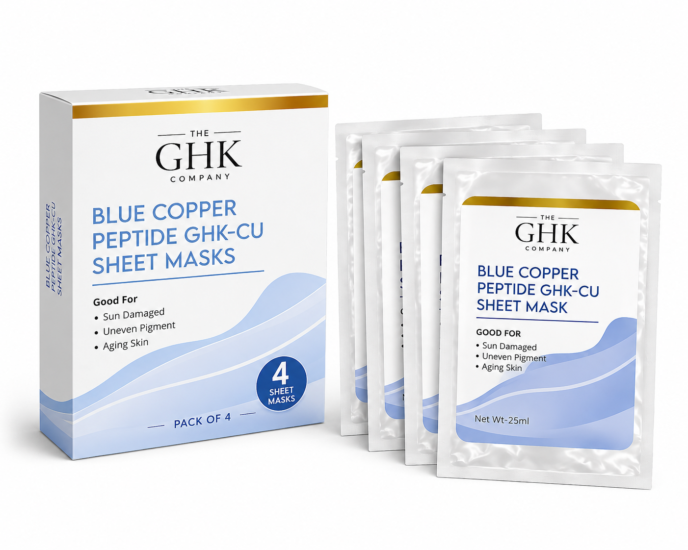 GHK Sheet Mask - Pack Of Four